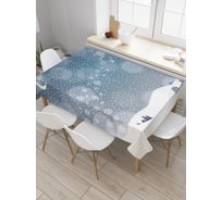 Прямоугольная скатерть JoyArty Снежный олень из сатена tc_21455_120x145