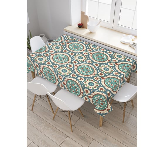 Прямоугольная скатерть JoyArty Классический орнамент из сатена tc_15411_120x145 1