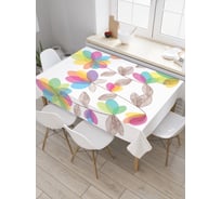 Прямоугольная скатерть JoyArty Поляна семицветов из сатена tc_30283_120x145