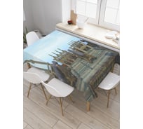Прямоугольная скатерть JoyArty Морской бой из сатена tc_19461_120x145