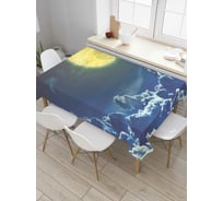 Прямоугольная скатерть JoyArty Приближение к солнцу из сатена tc_6622_120x145