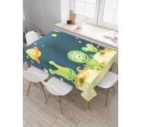 Прямоугольная скатерть JoyArty Инопланетное веселье из сатена tc_19601_120x145