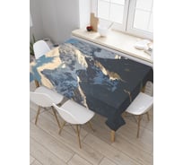 Прямоугольная скатерть JoyArty Горное величие из сатена tc_20420_120x145