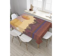 Прямоугольная скатерть JoyArty Далекие миры из сатена tc_32509_120x145