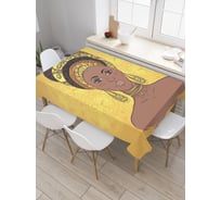 Прямоугольная скатерть JoyArty Национальный тюрбан из сатена tc_36756_120x145