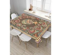 Прямоугольная скатерть JoyArty Картина африканской женщины из сатена tc_78048_120x145