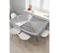 Прямоугольная скатерть JoyArty Солнечный коридор из сатена tc_21674_120x145