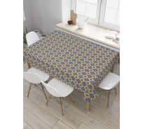 Прямоугольная скатерть JoyArty Ряды цепи из сатена tc_28754_120x145