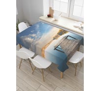 Прямоугольная скатерть JoyArty Место умиротворения из сатена tc_6513_120x145