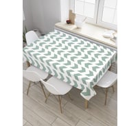 Прямоугольная скатерть JoyArty Стиль зигзаг из сатена tc_33374_120x145