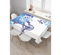 Прямоугольная скатерть JoyArty Морской воздух из сатена tc_19709_120x145