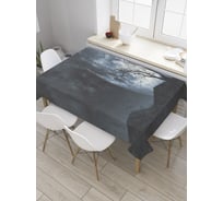 Прямоугольная скатерть JoyArty Полная луна из сатена tc_32794_120x145