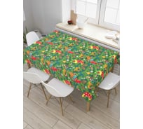 Прямоугольная скатерть JoyArty Рождественские подарки для детей из сатена tc_37111_120x145