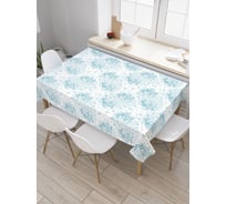 Прямоугольная скатерть JoyArty Рыбное движение из сатена tc_20587_120x145