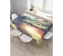 Прямоугольная скатерть JoyArty Вождь природы из сатена tc_22175_120x145