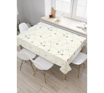 Прямоугольная скатерть JoyArty Самолетные маршруты из сатена tc_20877_120x145