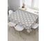 Прямоугольная скатерть JoyArty Гипнотические круги из сатена tc_28661_120x145 1