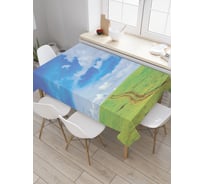 Прямоугольная скатерть JoyArty Дорога в небо из сатена tc_19333_120x145