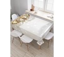 Прямоугольная скатерть JoyArty Рождественские колокольчики из сатена tc_21440_120x145