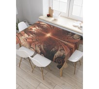 Прямоугольная скатерть JoyArty Проход в измерение из сатена tc_20836_120x145