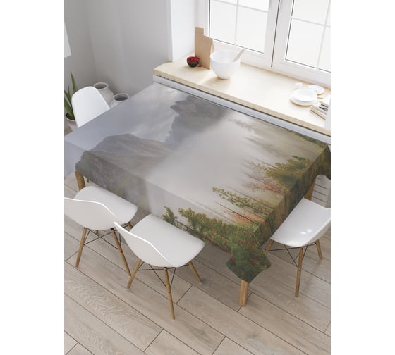 Прямоугольная скатерть JoyArty Мрачный туман из сатена tc_19021_120x145 1