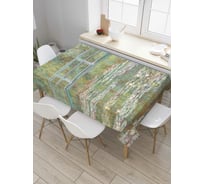 Прямоугольная скатерть JoyArty Проселочный мост из сатена tc_7354_120x145