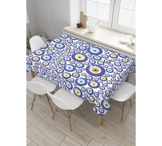 Прямоугольная скатерть JoyArty Множество амулетов из сатена tc_35429_120x145 1