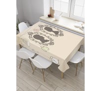 Прямоугольная скатерть JoyArty Портреты молодых из сатена tc_35171_120x145