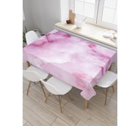 Прямоугольная скатерть JoyArty Розовый дым из сатена tc_18909_120x145
