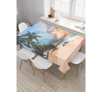 Прямоугольная скатерть JoyArty Морские мысли из сатена tc_19861_120x145
