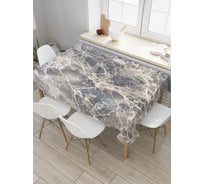 Прямоугольная скатерть JoyArty Мраморные трещины из сатена tc_37011_120x145