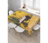 Прямоугольная скатерть JoyArty Загадочные домик из сатена tc_21337_120x145