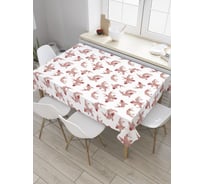 Прямоугольная скатерть JoyArty Рыбки в прыжке из сатена tc_31151_120x145