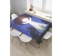 Прямоугольная скатерть JoyArty Инопланетный луч из сатена tc_6859_120x145