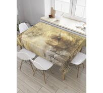 Прямоугольная скатерть JoyArty Карта древности из сатена tc_8001_120x145