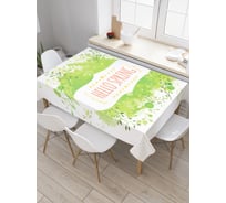 Прямоугольная скатерть JoyArty Привет, весна из сатена tc_3434_120x145