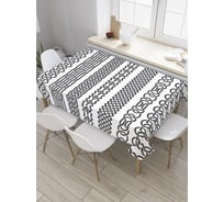 Прямоугольная скатерть JoyArty Кельтский стиль из сатена tc_35566_120x145