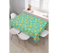 Прямоугольная скатерть JoyArty Модные бананы из сатена tc_34727_120x145