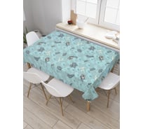 Прямоугольная скатерть JoyArty Морской дракон из сатена tc_37603_120x145