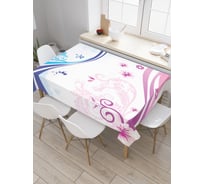 Прямоугольная скатерть JoyArty Две стороны полос из сатена tc_30749_120x145