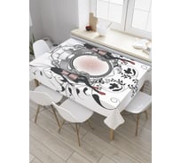 Прямоугольная скатерть JoyArty Герб королевы из сатена tc_27886_120x145