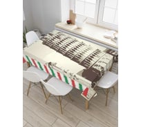 Прямоугольная скатерть JoyArty Марка Пизанская башня из сатена tc_7258_120x145
