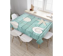 Прямоугольная скатерть JoyArty Морские висюльки из сатена tc_5306_120x145