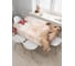 Прямоугольная скатерть JoyArty Мишка и звезды из сатена tc_4302_120x145 1