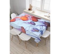 Прямоугольная скатерть JoyArty Море медуз из сатена tc_3522_120x145