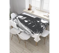 Прямоугольная скатерть JoyArty Рычание зомби из сатена tc_36406_120x145
