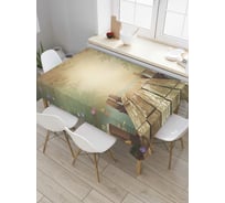 Прямоугольная скатерть JoyArty Мостик волшебства из сатена tc_7079_120x145