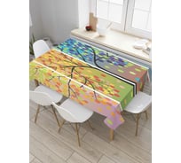 Прямоугольная скатерть JoyArty Сезонные краски из сатена tc_7114_120x145