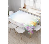 Прямоугольная скатерть JoyArty Сказочные лепестки из сатена tc_2044_120x145