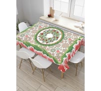 Прямоугольная скатерть JoyArty Рождественское полотно из сатена tc_37126_120x145